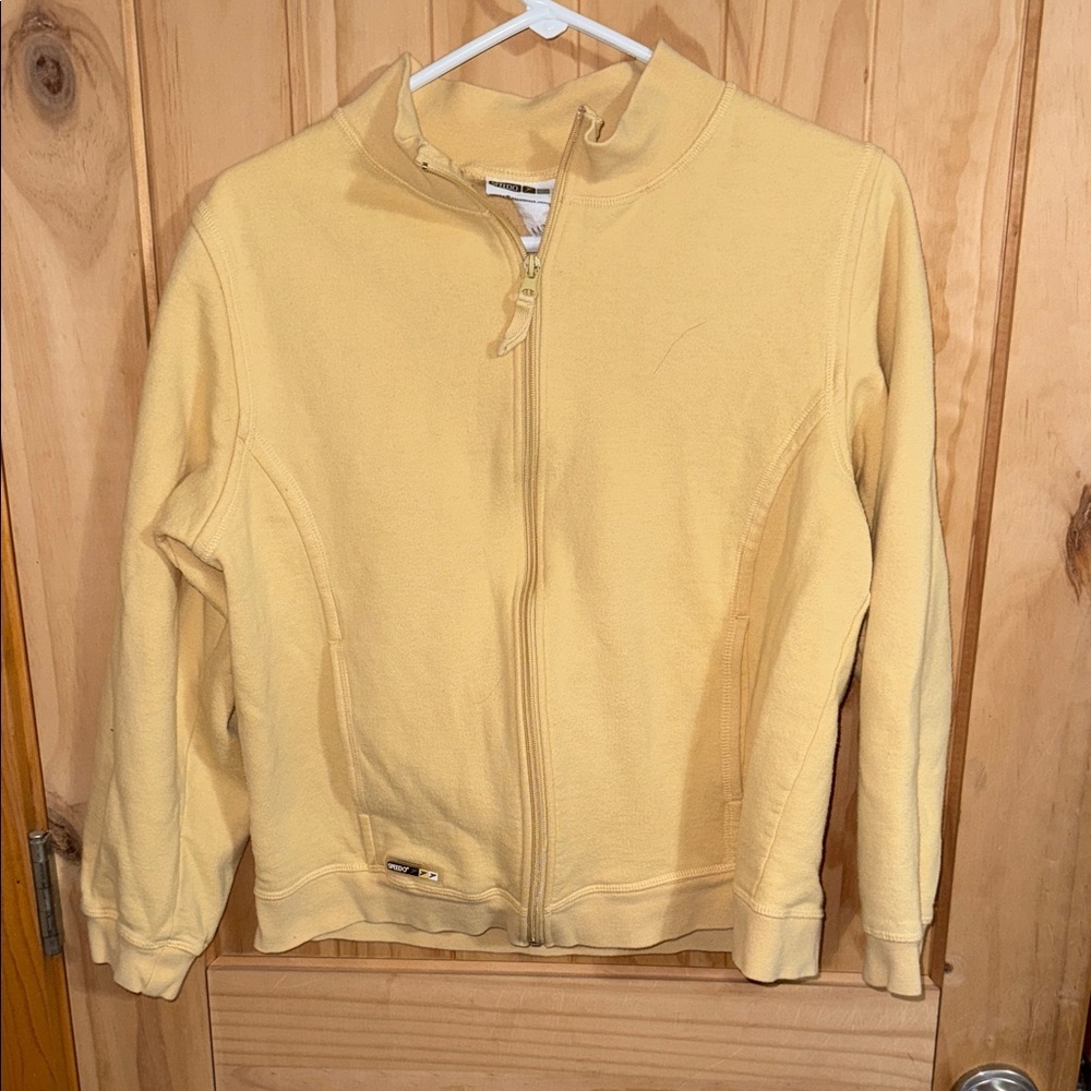 Speedo Yellow Crew Neck Sweatshirt Zip Up